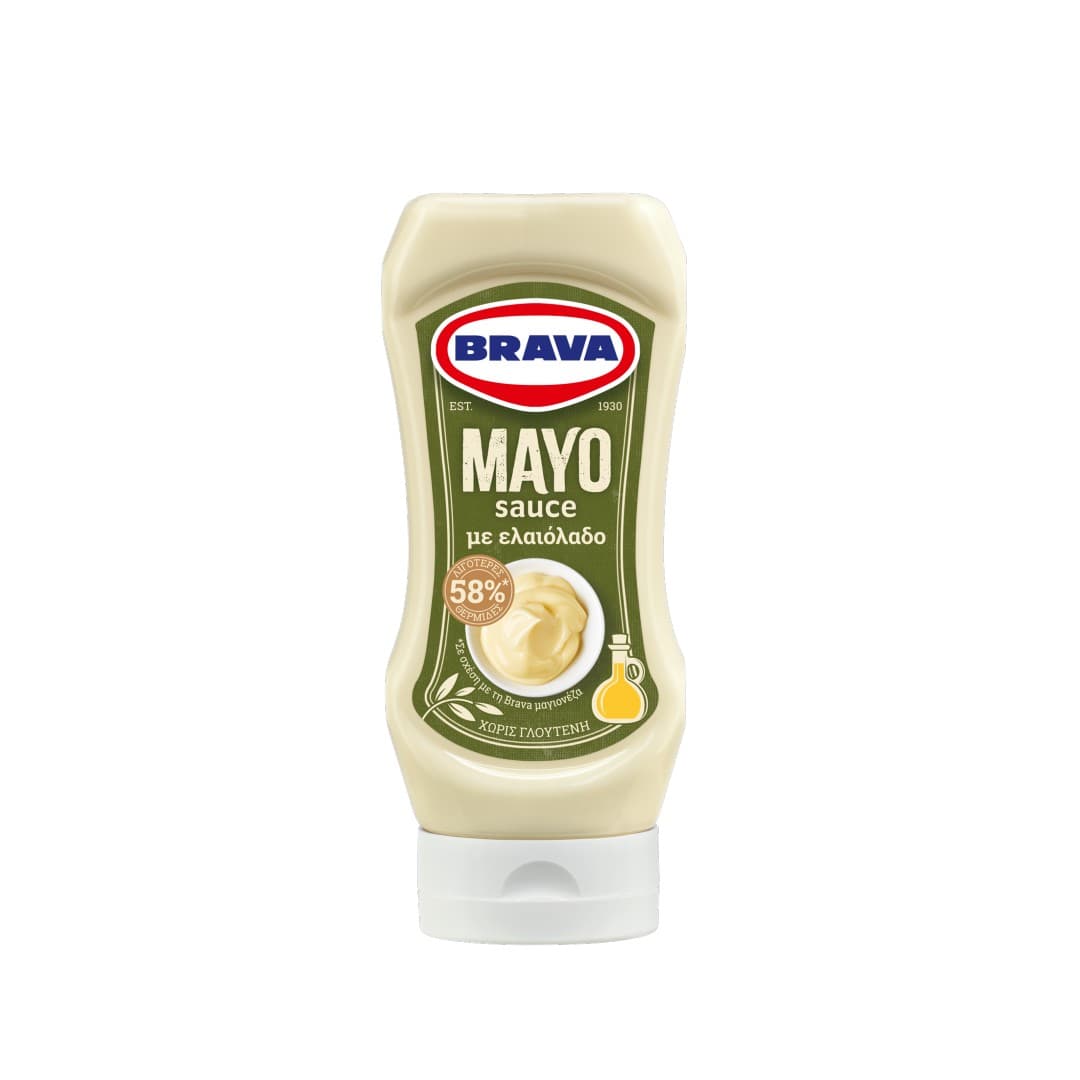 BRAVA ΜΑΓΙΟΝΕΖΑ ΕΛΑΙΟΛΑΔΟ 350ML