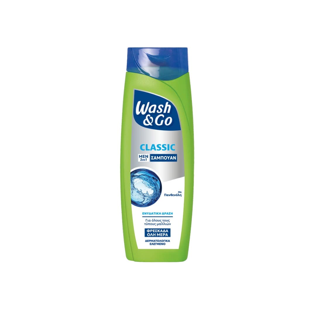 WASH&GO ΣΑΜΠΟΥΑΝ 2ΙΝ1 CLASSIC 360ML