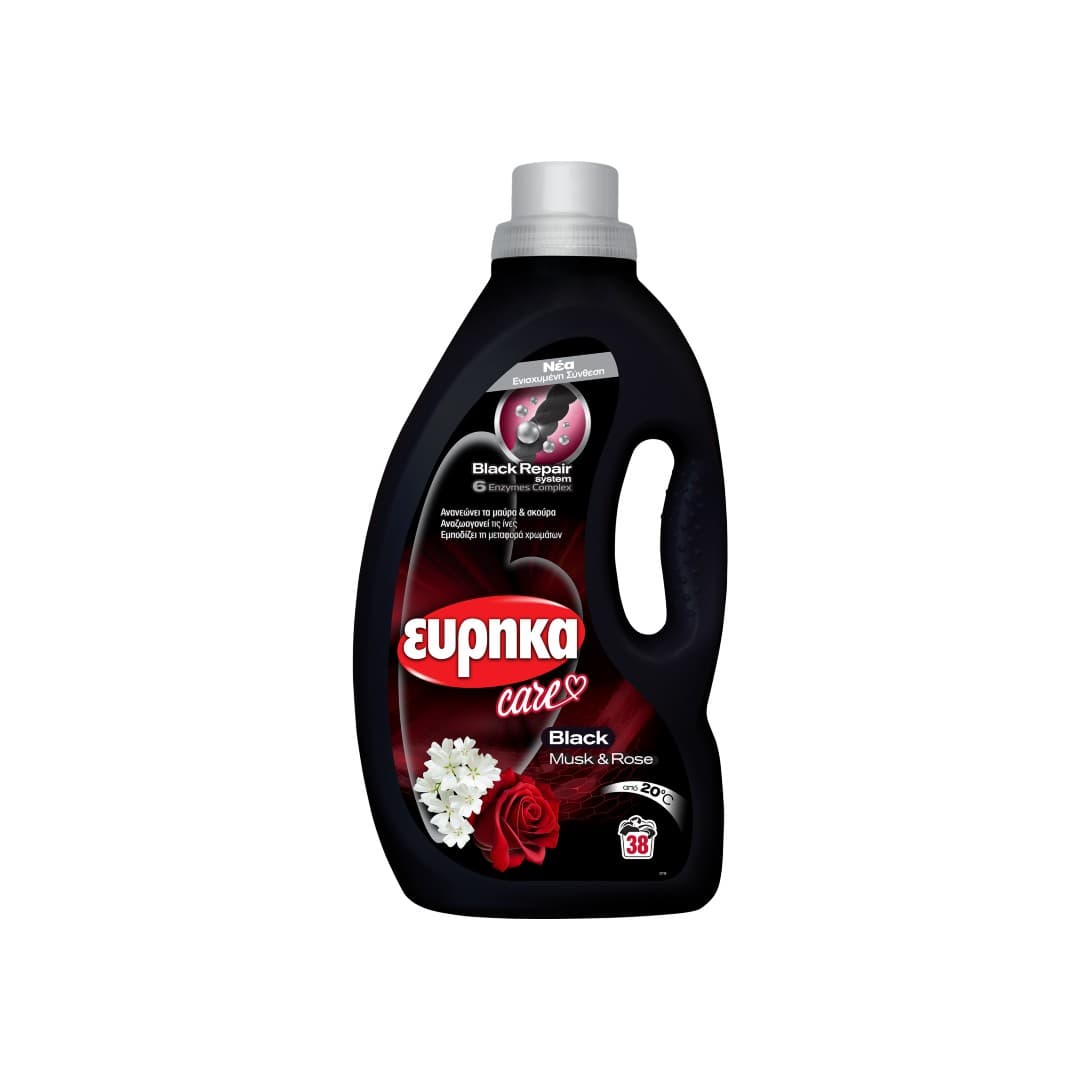 ΕΥΡΗΚΑ ΥΓΡΟ ΠΛΥΝΤΗΡΙΟΥ BLACK CARE MUSK&ROSE 38ΜΕΖ