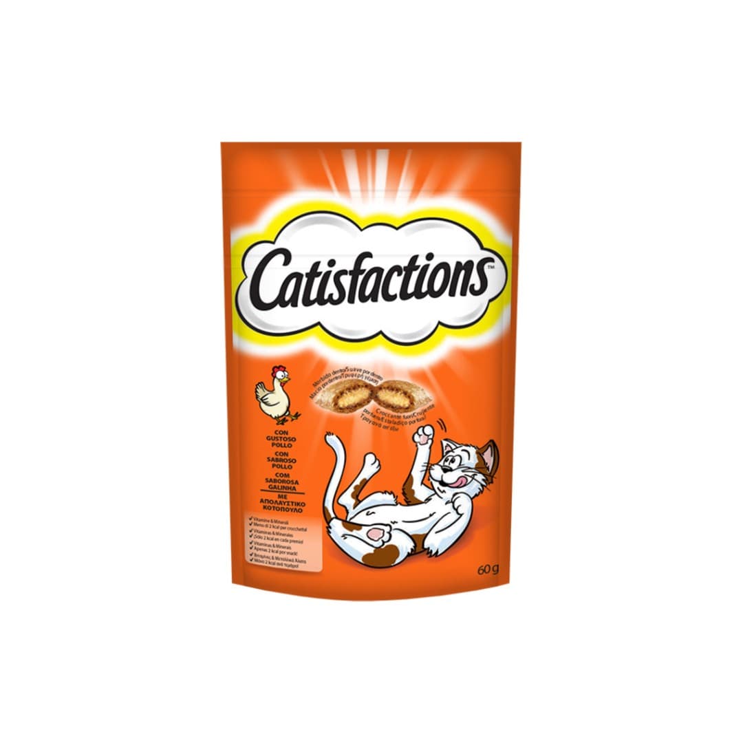 CATISFACTION ΣΝΑΚ ΓΑΤΑΣ ΜΕ ΚΟΤΟΠΟΥΛΟ 60ΓΡ