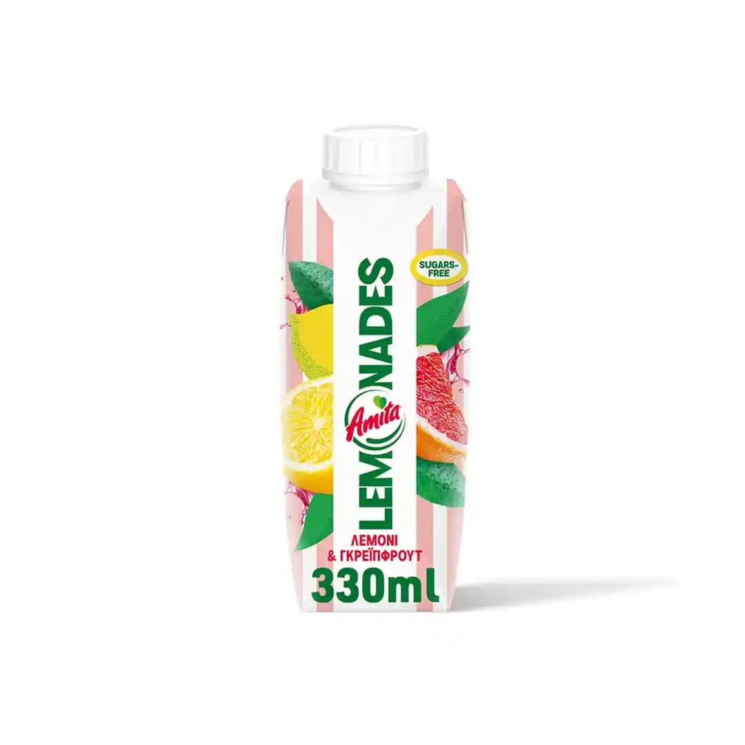 AMITA LEMONADES LEMON  & GRAPEFRUIT 330ML