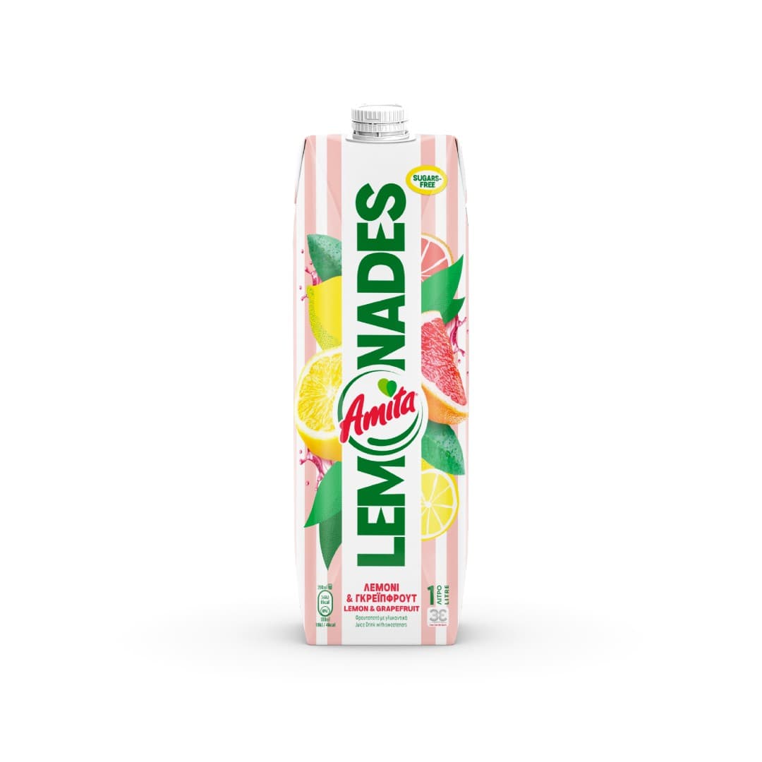 AMITA LEMONADES LEMON GRAPEFRUIT 1L
