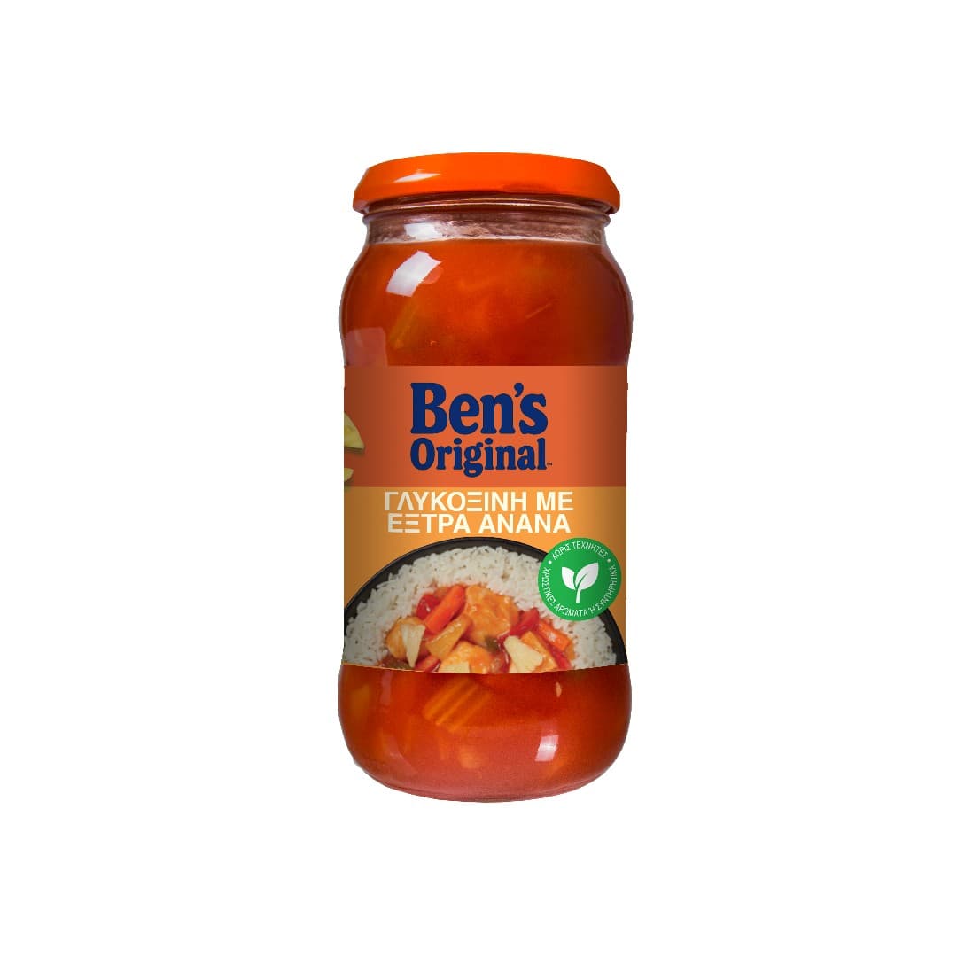 BEN?S ORIGINAL ΣΑΛΤΣΑ ΓΛΥΚΟΞΙΝΗ ΜΕ ΕΞΤΡΑ ΑΝΑΝΑ 450ΓΡ