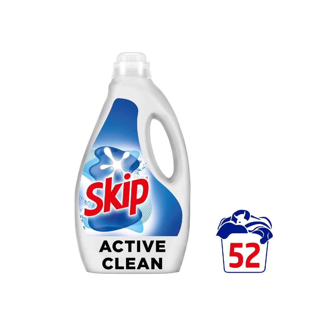 SKIP ΥΓΡΟ ΠΛΥΝΤ.ACTIVE CLEAN 52ΜΕΖ(2.6L)