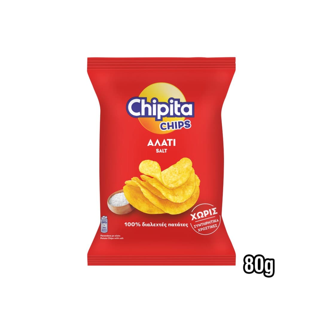CHIPITA CHIPS ΑΛΑΤΙ 80ΓΡ