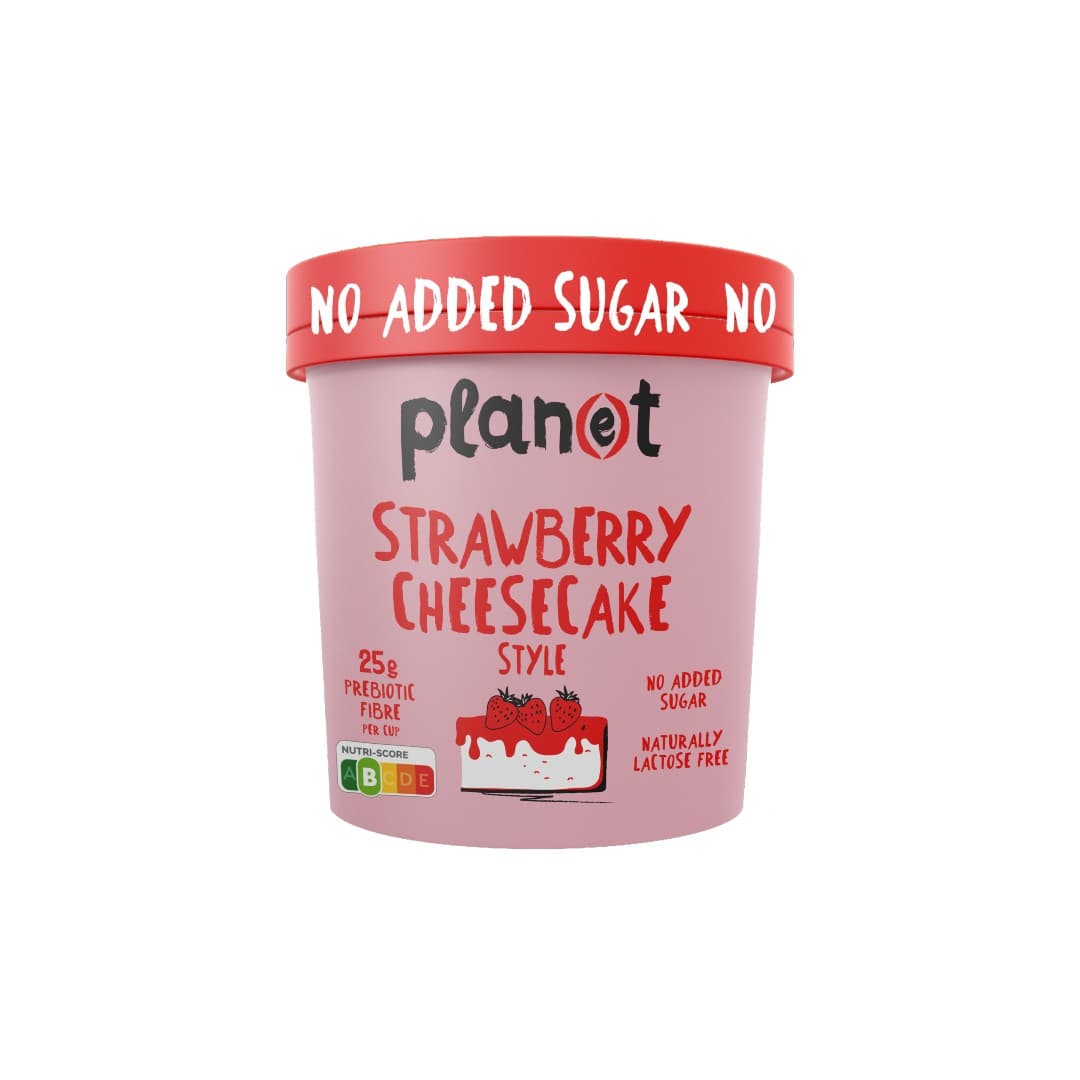 PLAN(E)T STRAWBERRY CHEESECAKE NO SUGAR 250ΓΡ