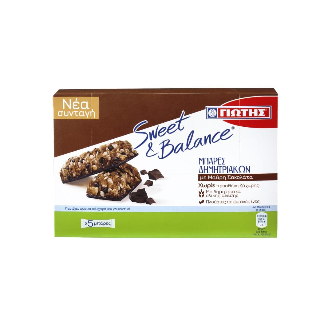 SWEET&BALANCE ΜΠΑΡΕΣ ΔΗΜ.ΜΑΥΡΗ ΣΟΚ. 5*24ΓΡ