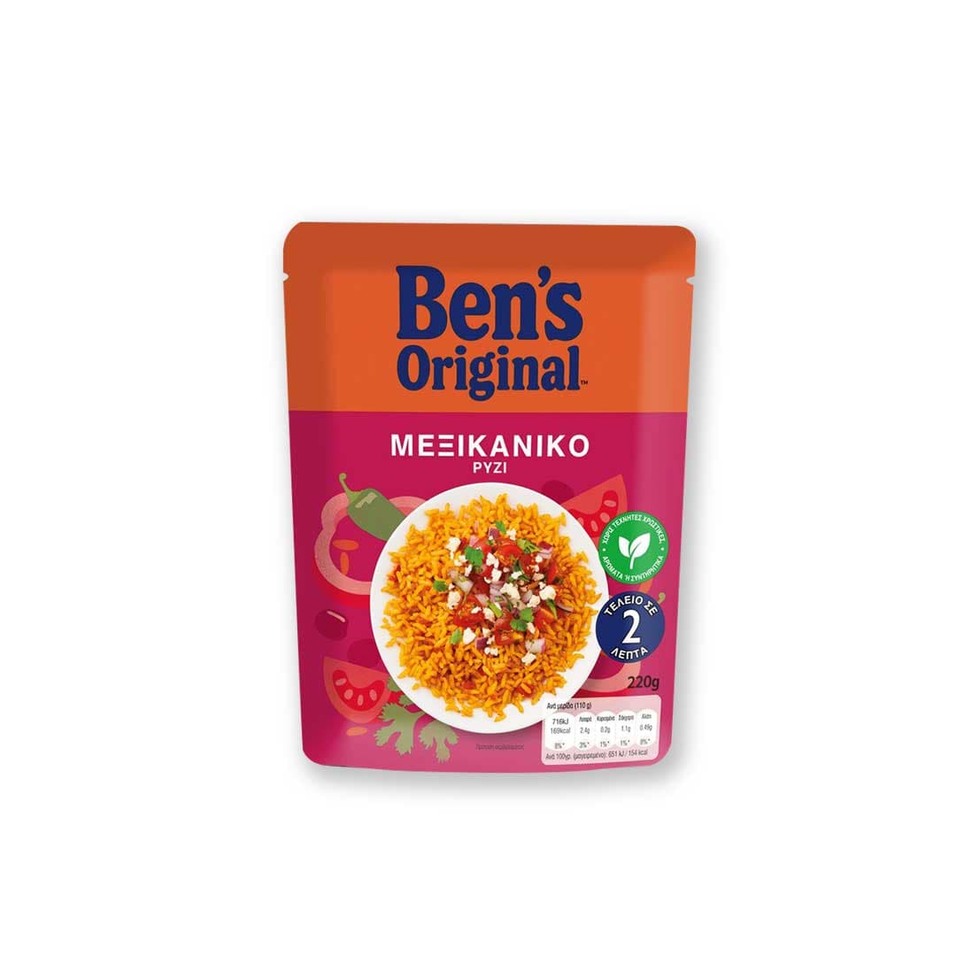 BEN΄S ORIGINAL ΡΥΖΙ ΜΕΞΙΚΑΝΙΚΟ 2΄ 220ΓΡ