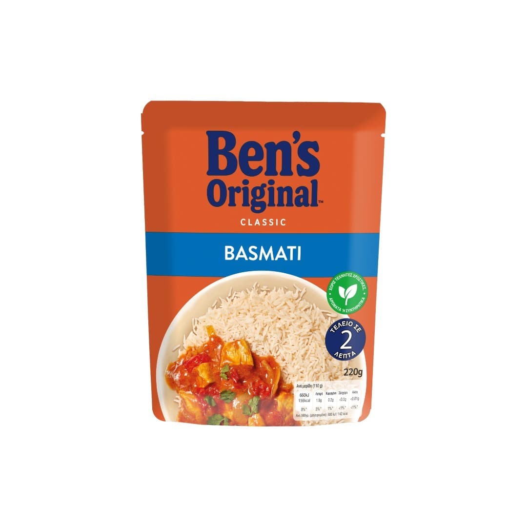 BEN^S ORIGINAL ΡΥΖΙ BASMATI 2^ 220ΓΡ