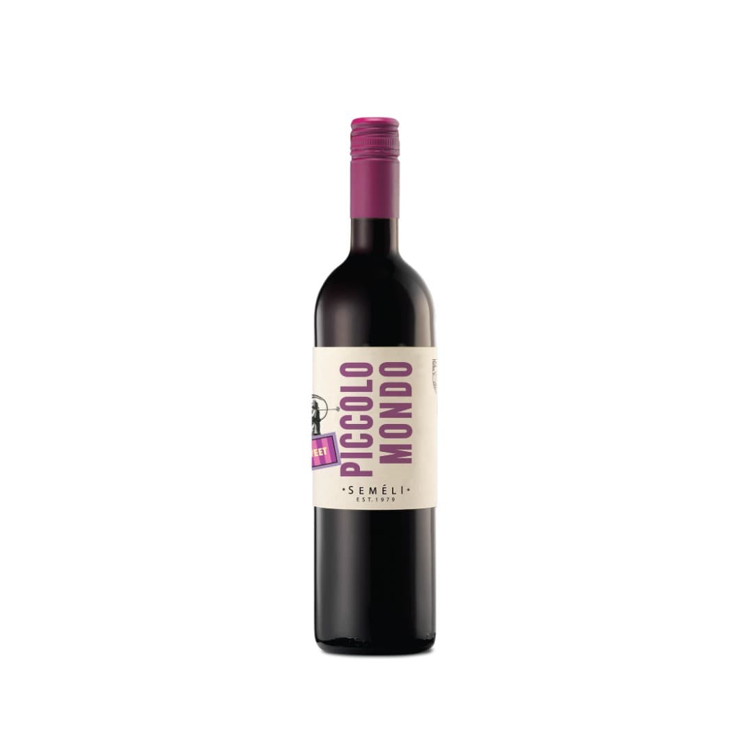 SEMELI PICCOLO MONDO    ΚΡΑΣΙ ΗΜΙΓΛΥΚΟ ΕΡΥΘΡΟ 750ML