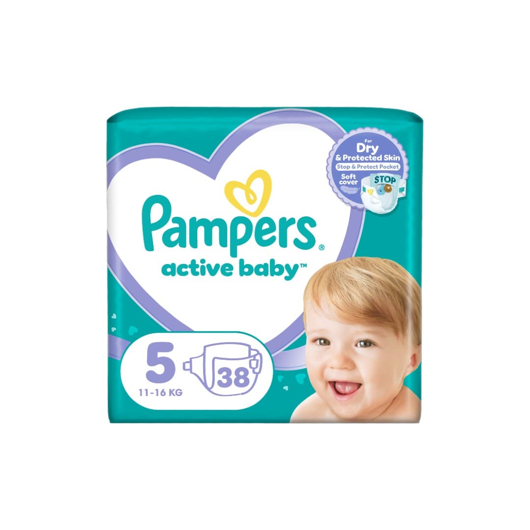 PAMPERS ACTIVE BABY NO5 VP 38T