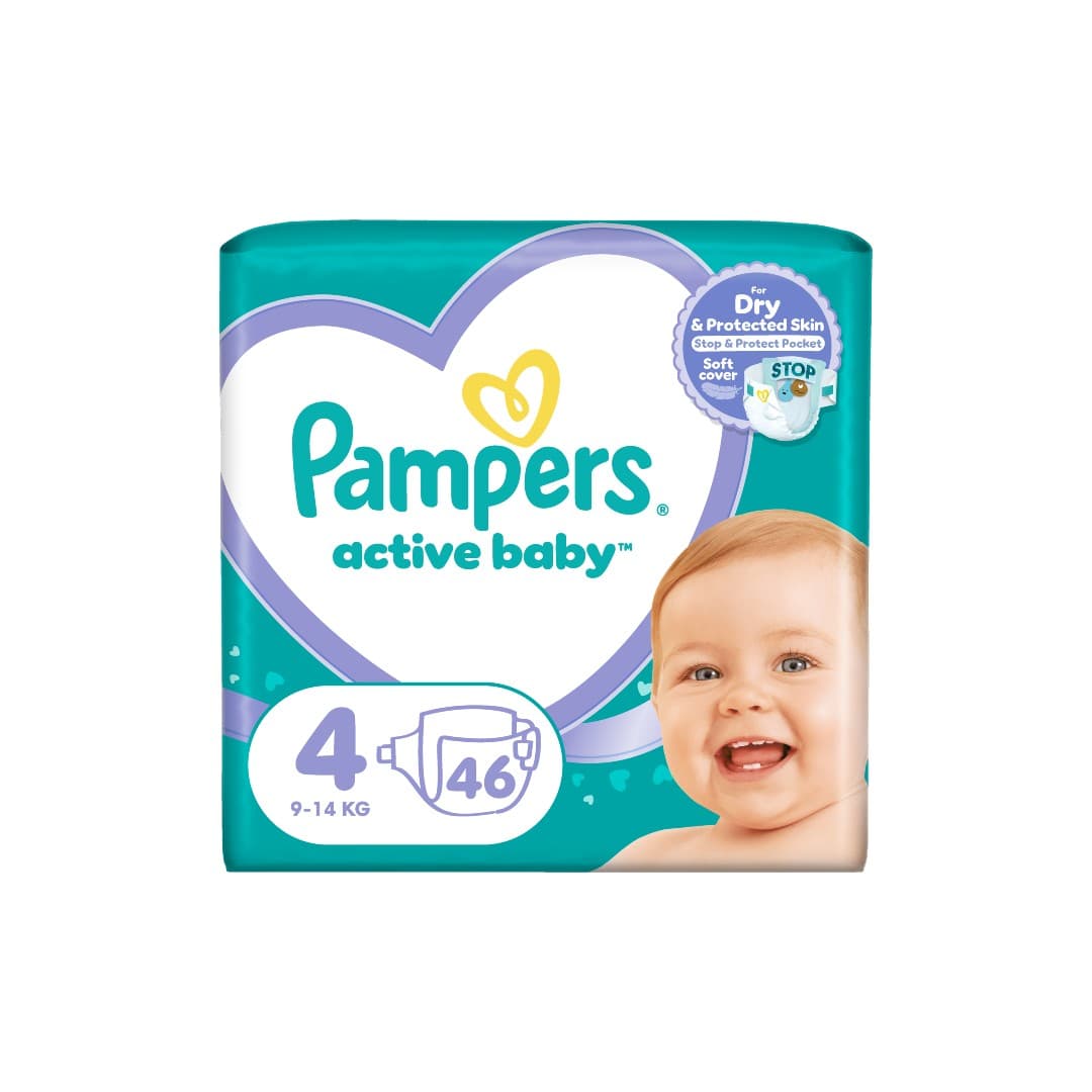 PAMPERS ACTIVE BABY NO4 VP 46T
