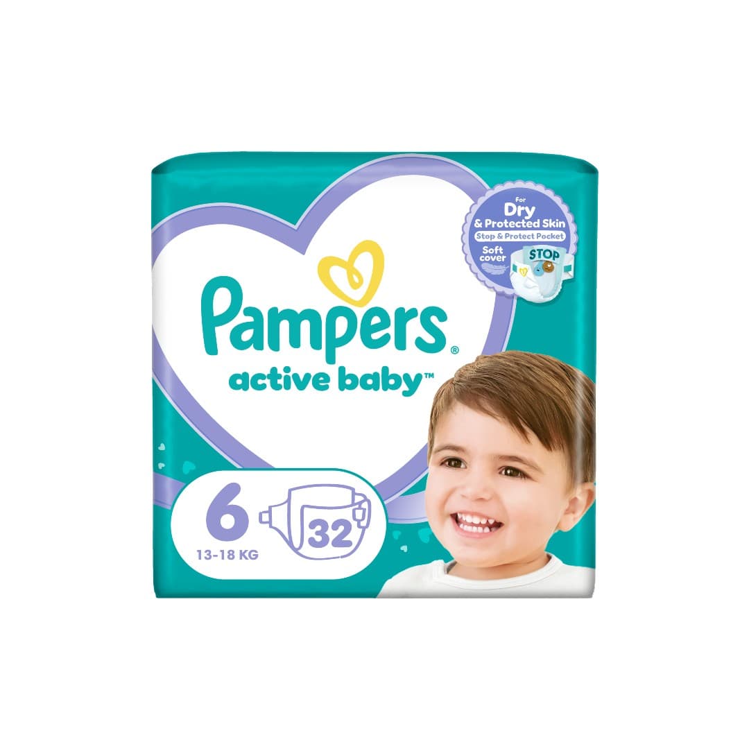 PAMPERS ACTIVE BABY NO6 VP 32T