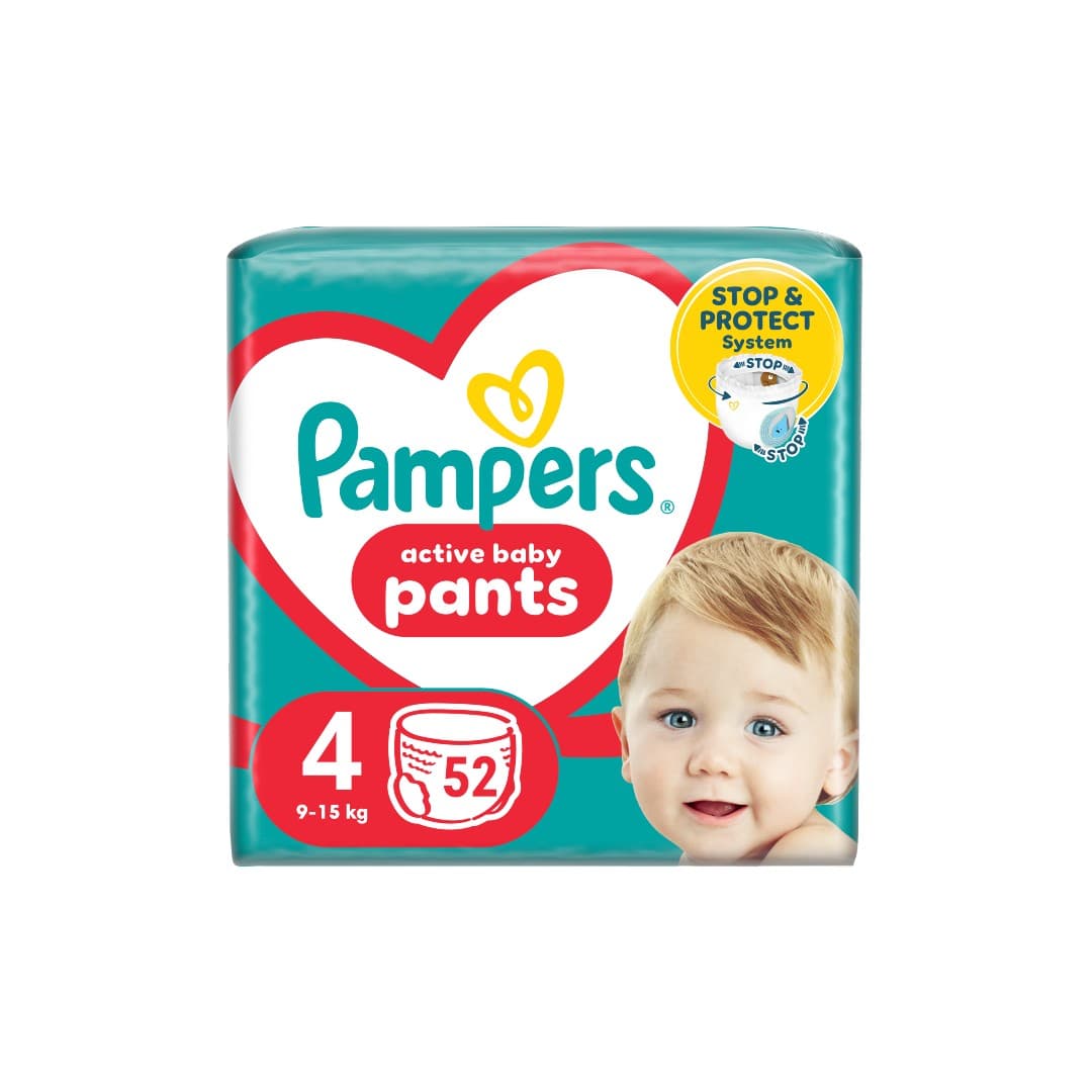 PAMPERS PANTS N.4 JUMBO 52T