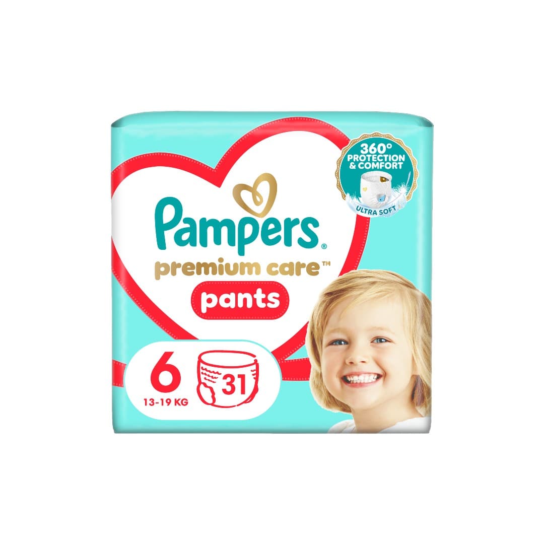PAMPERS PREMIUM PANTS ΜΕΓ.6 JUMBO 31Τ