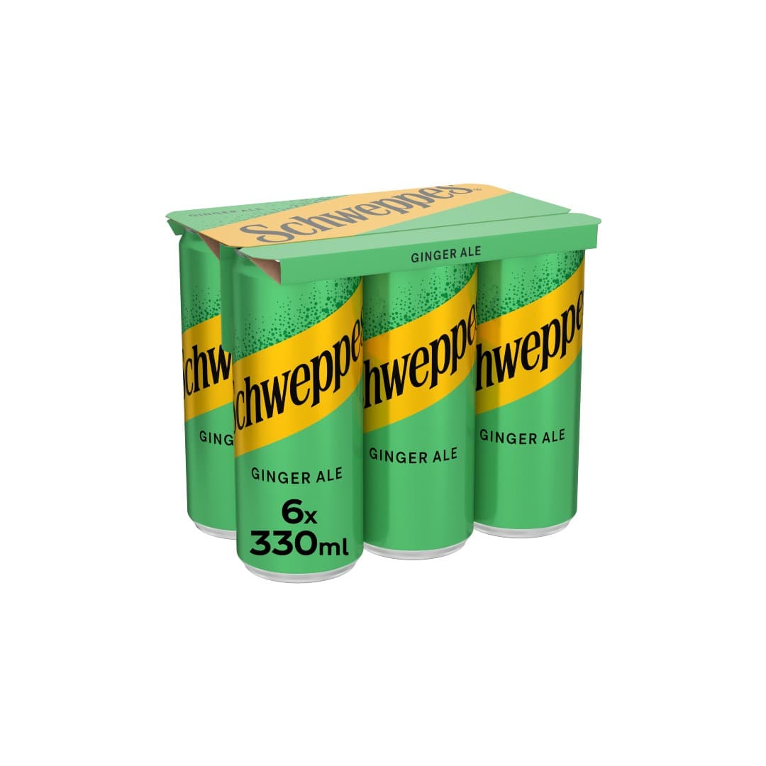 SCHWEPPES GINGER ALE SLK 6*330ML