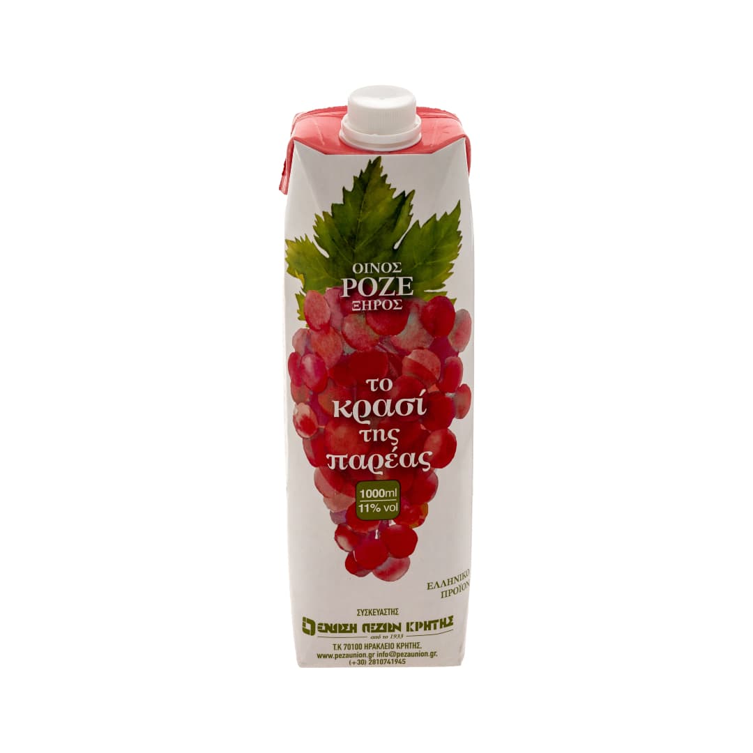 ΤΟ ΚΡΑΣΙ ΤΗΣ ΠΑΡΕΑΣ ΡΟΖΕ TETRAPAK 1L