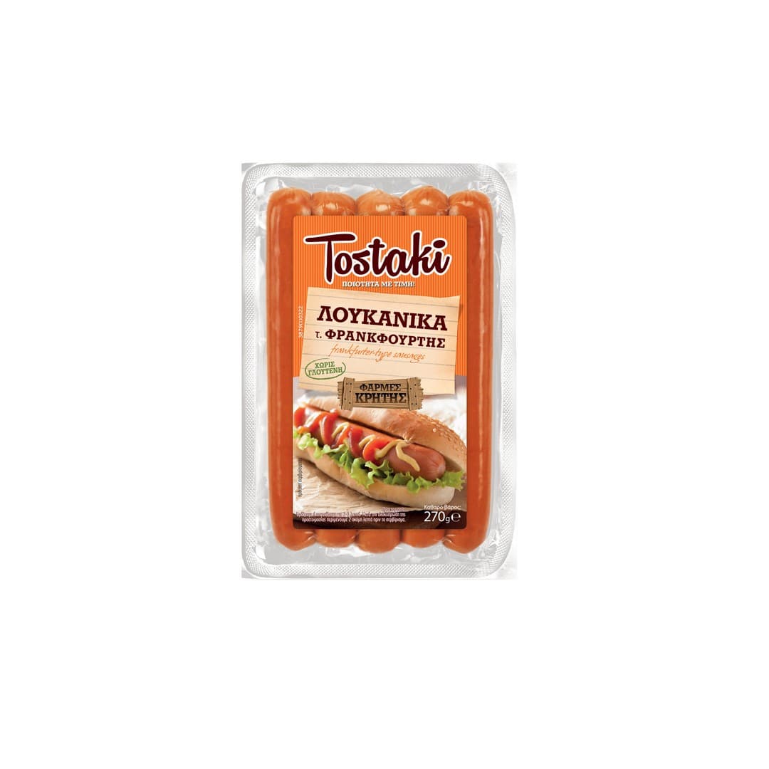 ΛΟΥΚΑΝΙΚΑ TOSTAKI T. ΦΡΑΝΚΦΟΥΡΤΗΣ 270ΓΡ