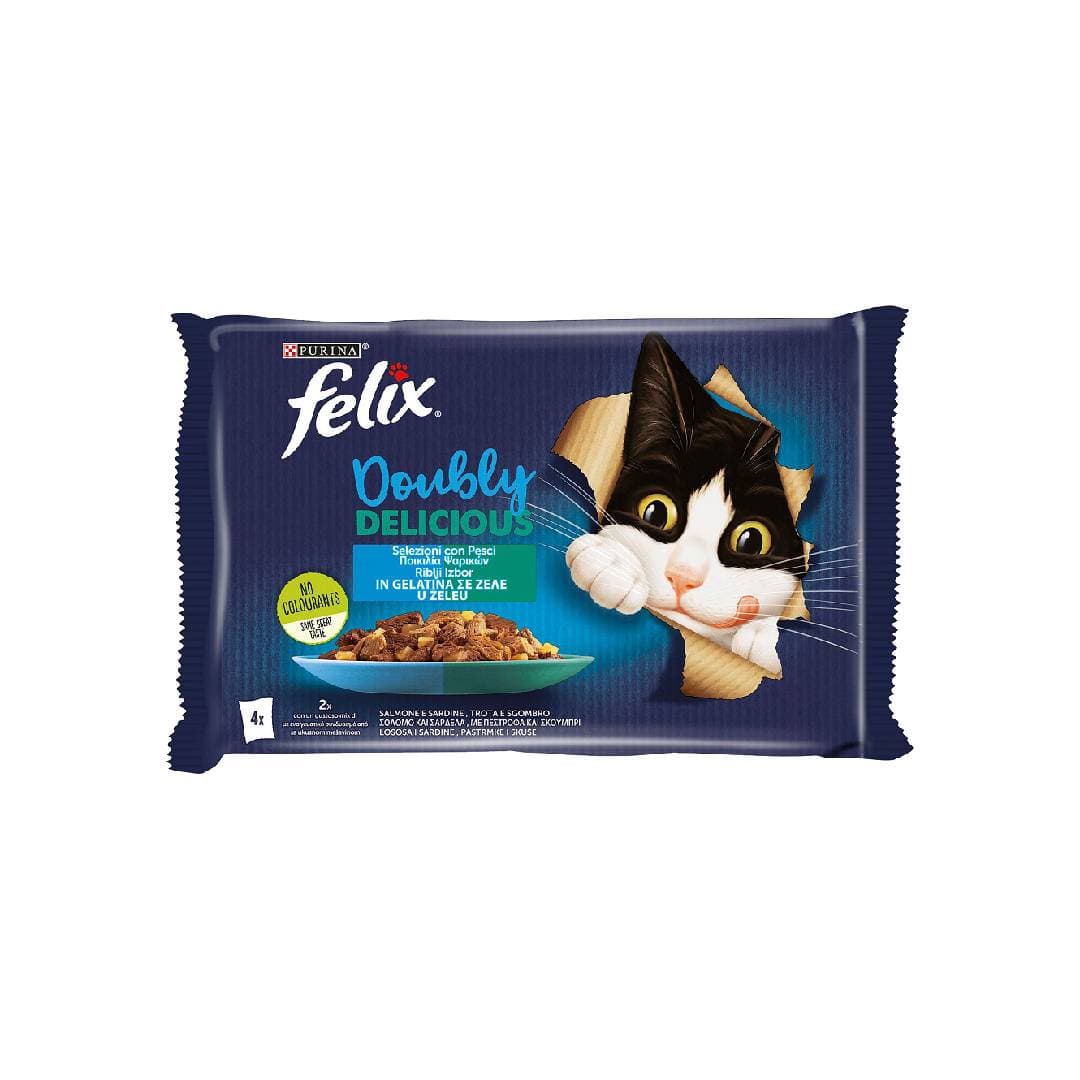FELIX ΠΟΙΚΙΛΙΑ ΨΑΡΙΚΩΝ ΣΕ ΖΕΛΕ 4*85ΓΡ