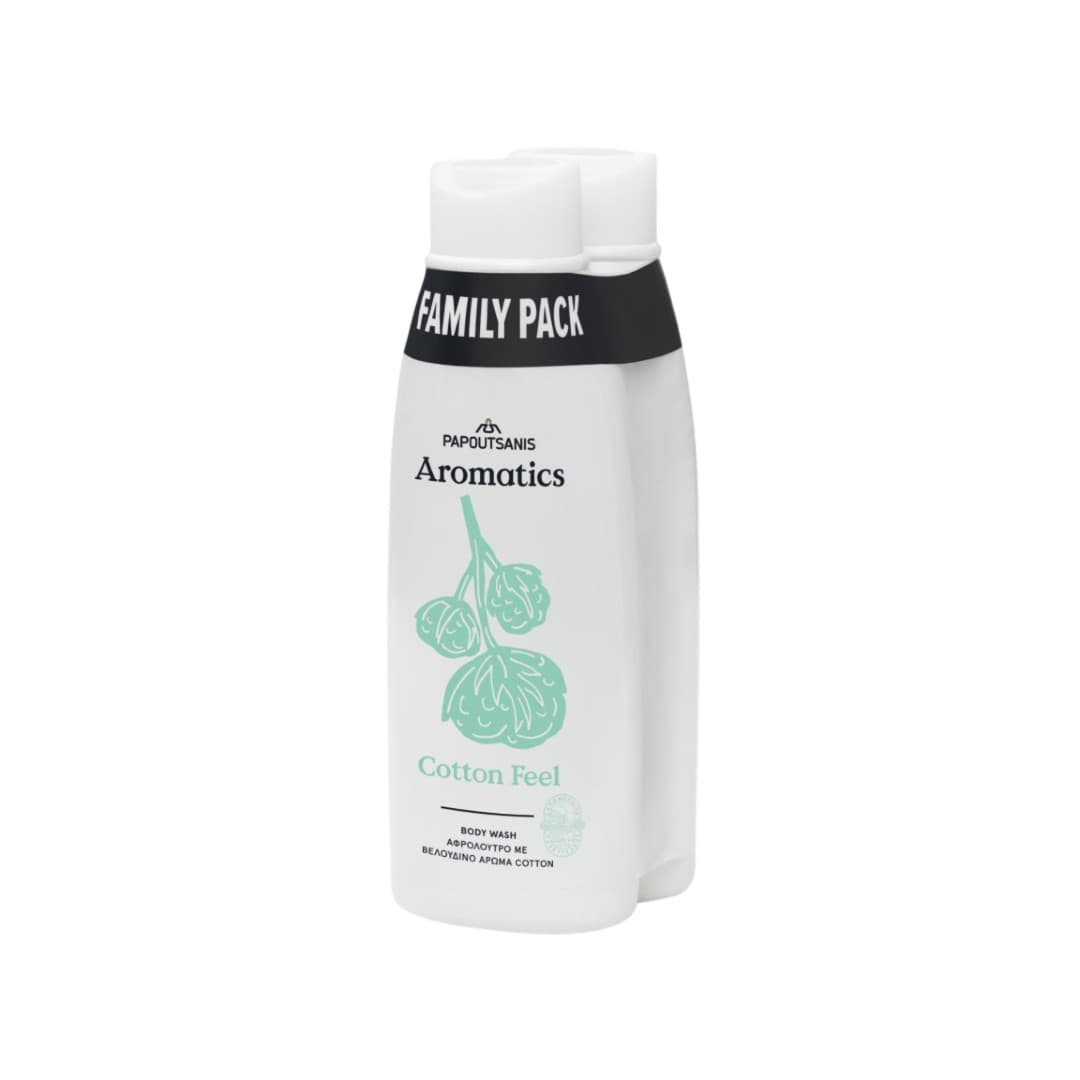 AROMATICKS ΑΦΡΟΛ/ΤΡΟ COTTON FEEL FAMILY PACK 2*650ML