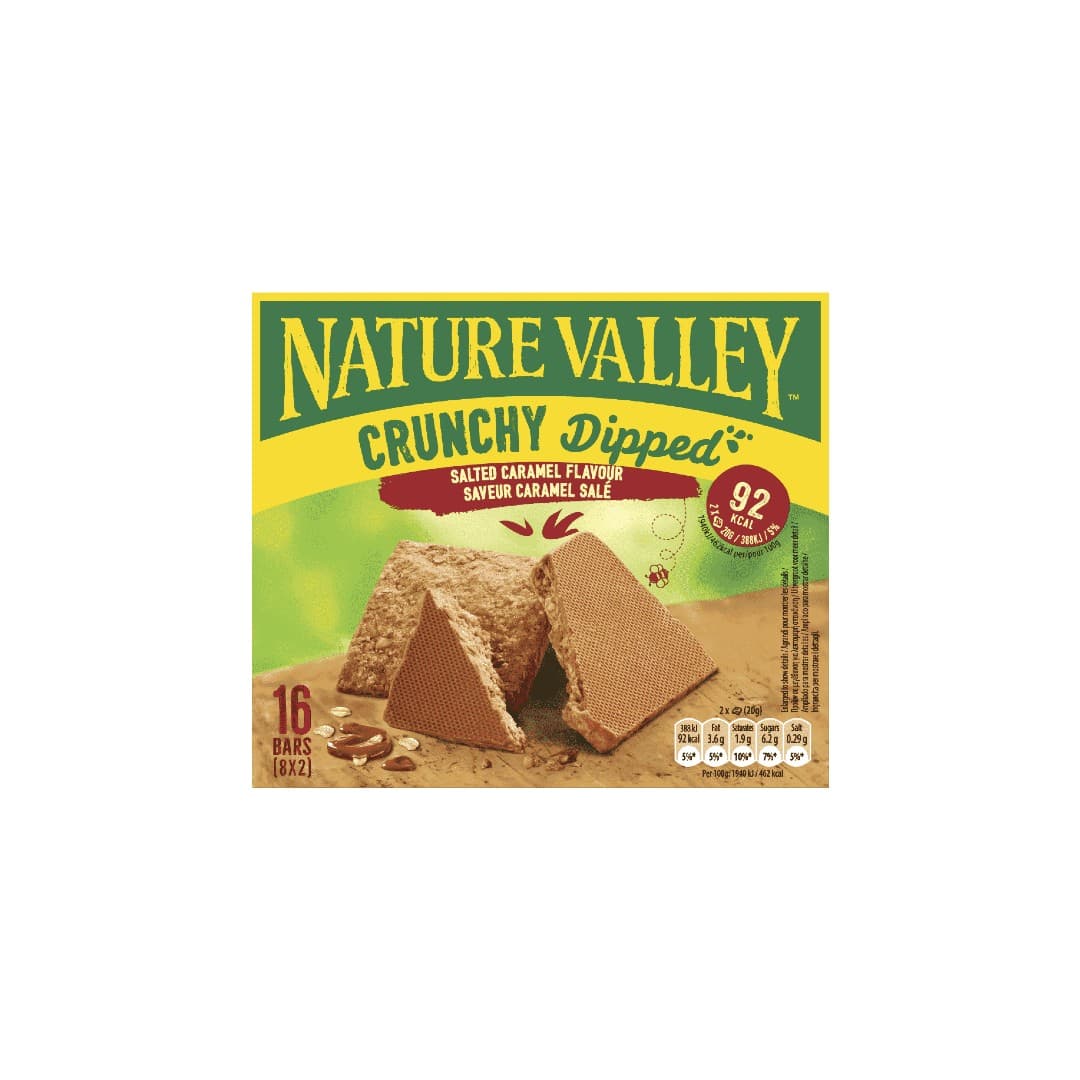 ΜΠΑΡΕΣ ΔΗΜ.NATURE VALLEY SALTED CARAMEL 8*20ΓΡ