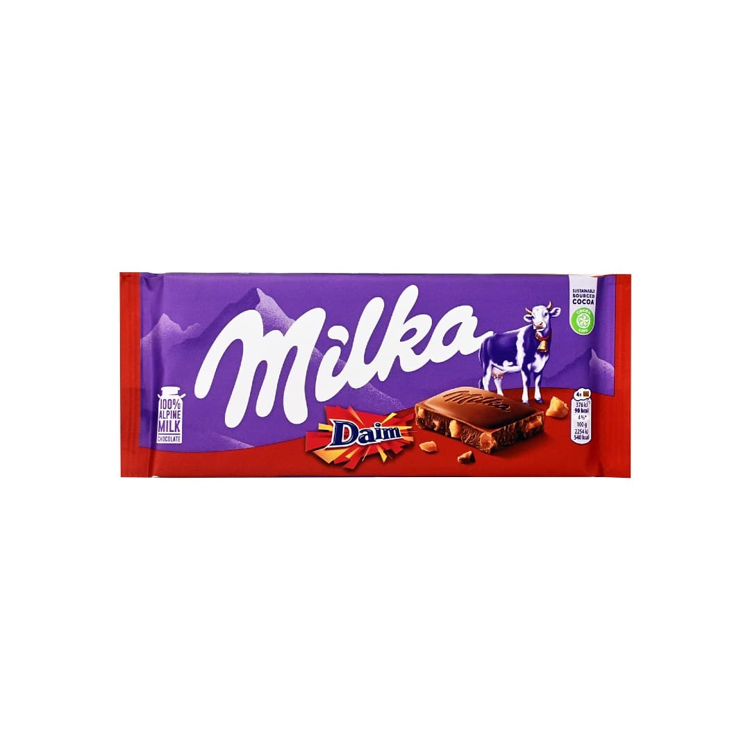 ΣΟΚΟΛΑΤΑ MILKA DAIM PIECES 100ΓΡ