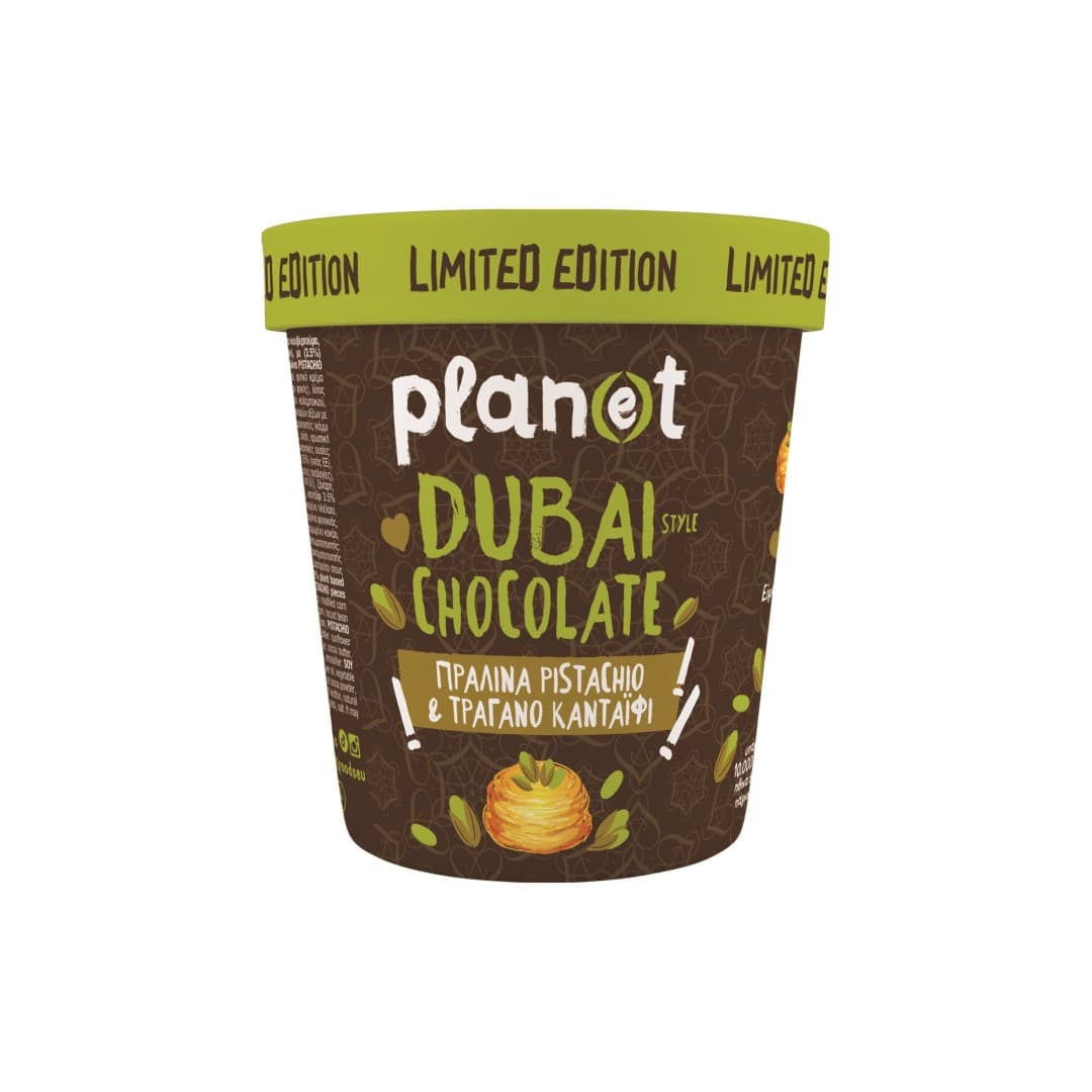 PLANET ΠΑΓΩΤΟ DUBAI STYLE CHOCOLATE 250ΓΡ