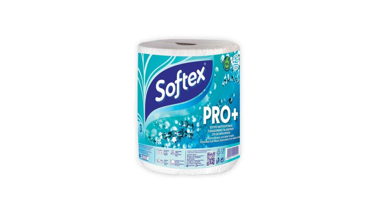Softex Professional Χαρτί Κουζίνας 3Φύλλων 600γρ. 1τεμ.