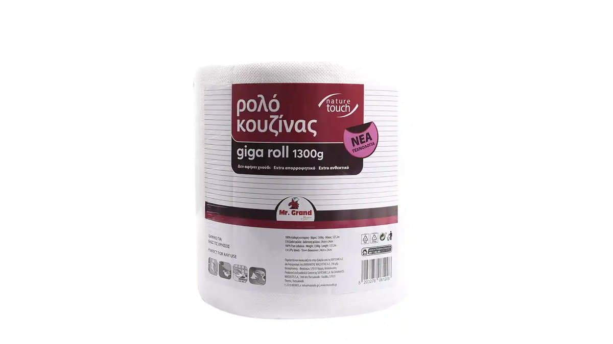 MrGrand Χαρτί Κουζίνας Γίγας 2Φυλλο 1300γρ.